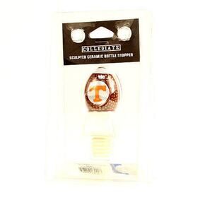 NCAA Tennessee Volunteers  Officially Licensed Sculpted Ceramic Bottle Stopper
